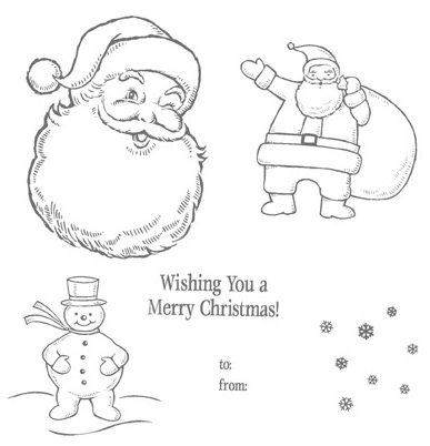 Stampin Up Canada Jolly old Saint Nick Stamp Set